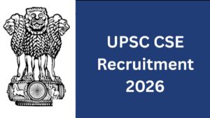 UPSC CSE Recruitment 2026